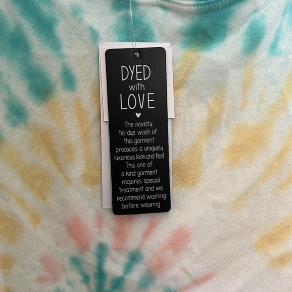 NWT Ultra Flirt Tie Dye Shirt - Picture 3 of 4